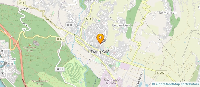 localisation de l'entreprise CLAUDE FABIO à L'ETANG-SALE