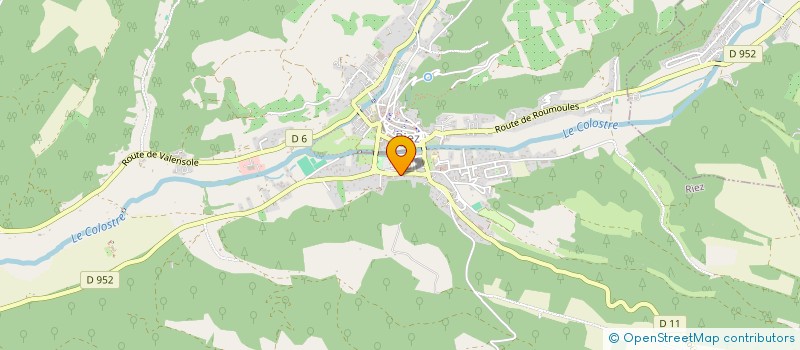 localisation de l'entreprise CLAUDE FANGUIAIRE  RIEZ