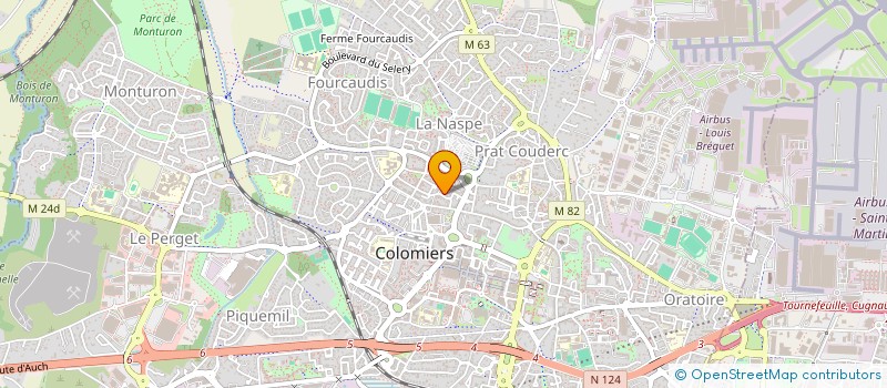localisation de l'entreprise CLAUDE FRAPECH RACING à COLOMIERS