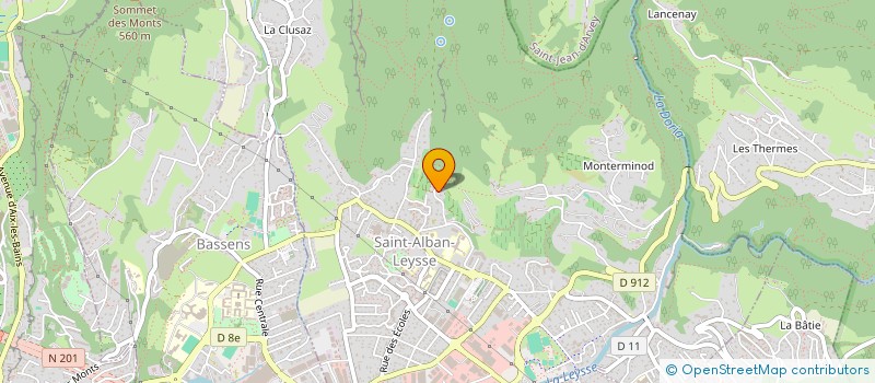 localisation de l'entreprise CLAUDE GEORGES CONSEIL  SAINT-ALBAN-LEYSSE