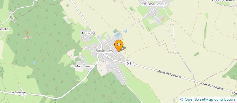 localisation de l'entreprise CLAUDE GREENTECH  SAVIGNIES