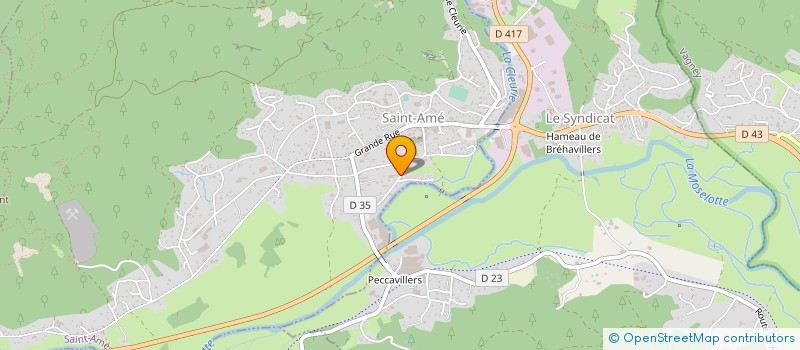 localisation de l'entreprise CLAUDE GREMILLET ET FILS à SAINT-AME