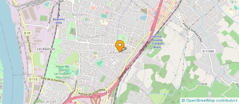 localisation de l'entreprise CLAUDE HANNOY COMMUNICATION  SAINTE-EULALIE