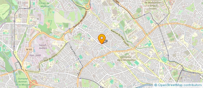 localisation de l'entreprise CLAUDE IACHELLA à MONTPELLIER