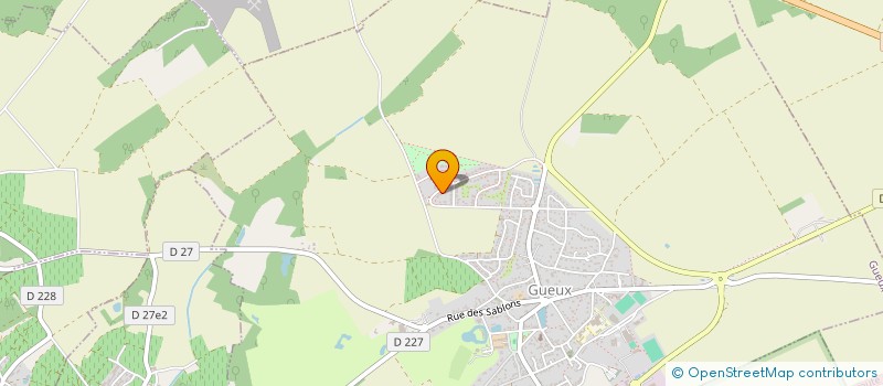 localisation de l'entreprise CLAUDE JEANNOT IMMO  GUEUX