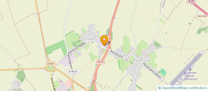 localisation de l'entreprise CLAUDE KOSSEK CARRELAGE  ROCLINCOURT