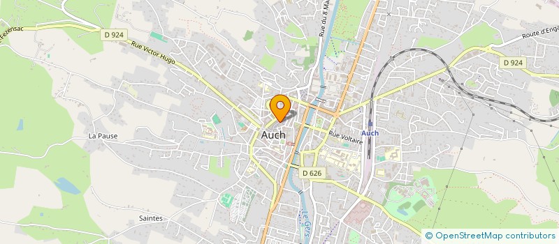 localisation de l'entreprise CLAUDE LAFFITTE à AUCH