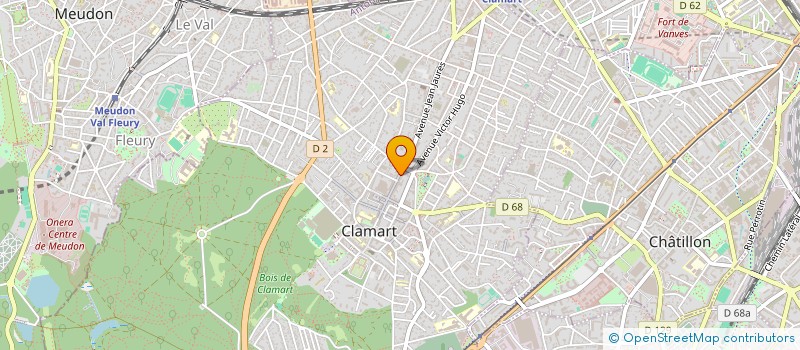 localisation de l'entreprise CLAUDE LAURANS à CLAMART