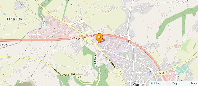 localisation de l'entreprise CLAUDE LEFEUVRE à PLERIN