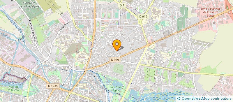 localisation de l'entreprise CLAUDE LEROUX ET FILS à AMIENS