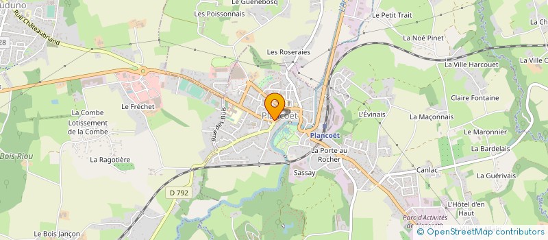 localisation de l'entreprise CLAUDE LEVILLY  PLANCOET