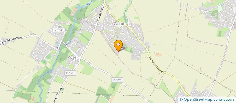 localisation de l'entreprise CLAUDE MOELLO PATRIMOINE  CAIRON