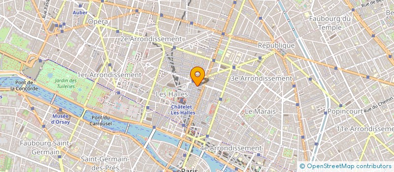 localisation de l'entreprise CLAUDE MONTANA SA à PARIS