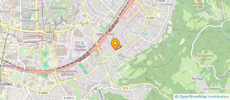 localisation de l'entreprise CLAUDE NASSAR-DEVELOPPEMENT INTERNAT. à EYBENS