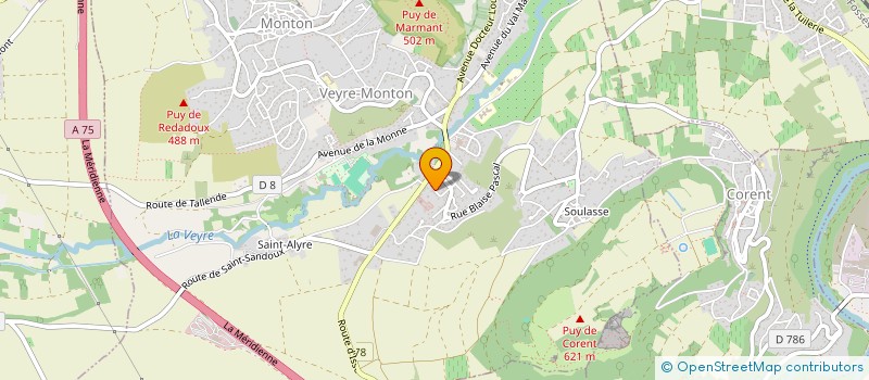 localisation de l'entreprise CLAUDE NEVES CONSEIL  VEYRE-MONTON