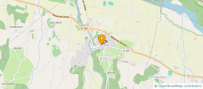 localisation de l'entreprise CLAUDE NICOT à GRANE