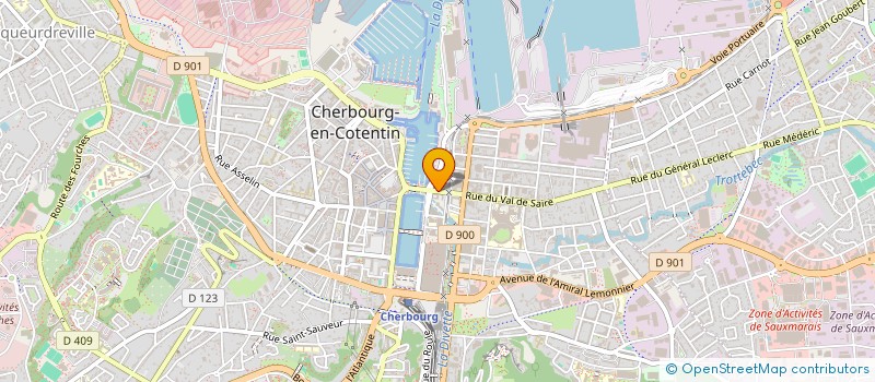 localisation de l'entreprise CLAUDE NOEL à CHERBOURG-EN-COTENTIN