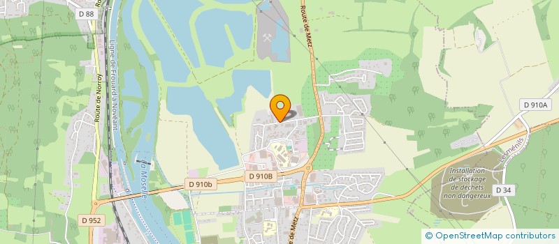 localisation de l'entreprise CLAUDE PLANZOLLES  PONT-A-MOUSSON