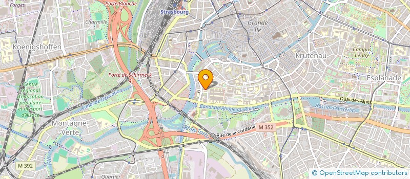 localisation de l'entreprise CLAUDE POLLET ET FILS  STRASBOURG