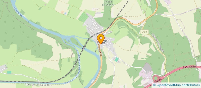 localisation de l'entreprise CLAUDE SUZANNE CARRELAGE FAIENCE  RANG