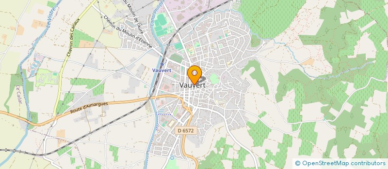 localisation de l'entreprise CLAUDE TAILHADES  VAUVERT