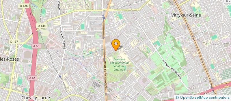 localisation de l'entreprise CLAUDEL DIFFUSION à VILLEJUIF