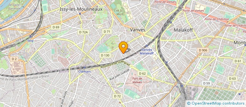 localisation de l'entreprise CLAUDEL FM à VANVES