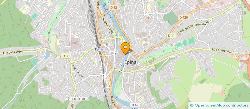 localisation de l'entreprise CLAUDEL GANASSALI MERMANS à EPINAL