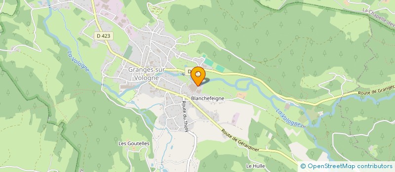 localisation de l'entreprise CLAUDEL IMMO  GRANGES-AUMONTZEY