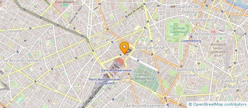 localisation de l'entreprise CLAUDEL ROUSTANG GALAC  PARIS