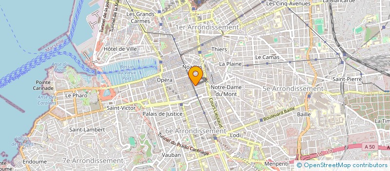 localisation de l'entreprise CLAUDI à MARSEILLE
