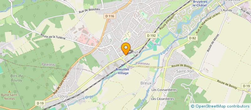 localisation de l'entreprise CLAUDIA à BREUILLET