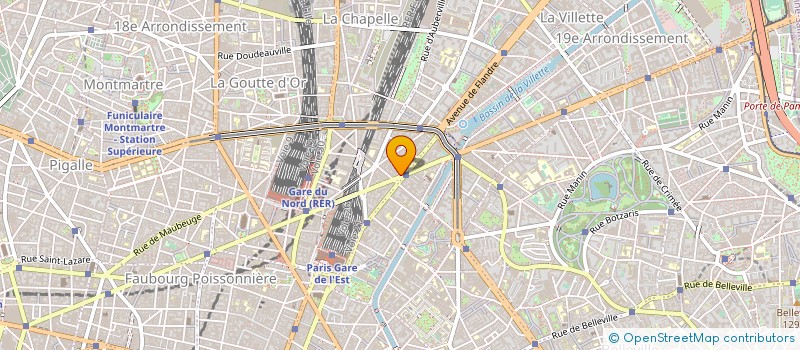 localisation de l'entreprise CLAUDIA à PARIS