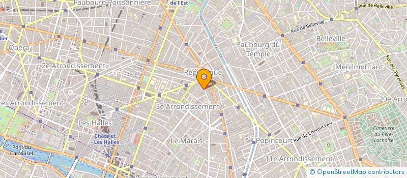 localisation de l'entreprise CLAUDIA CARDINAL  PARIS