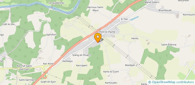 localisation de l'entreprise CLAUDIANNAPAP  LANGUIDIC