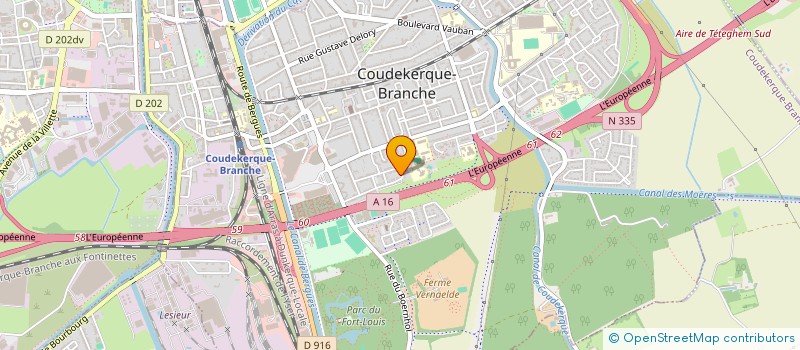 localisation de l'entreprise CLAUDIANNE  COUDEKERQUE-BRANCHE