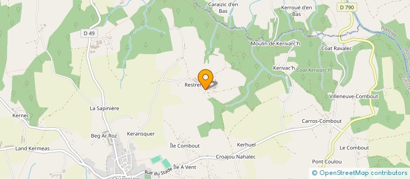 localisation de l'entreprise CLAUDIC à QUERRIEN