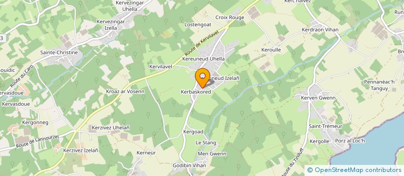 localisation de l'entreprise CLAUDIE FARDO CONSEIL & COMPETENCES  PLOUGASTEL-DAOULAS