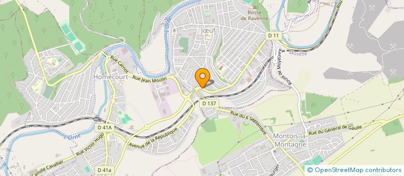 localisation de l'entreprise CLAUDINE  JUF