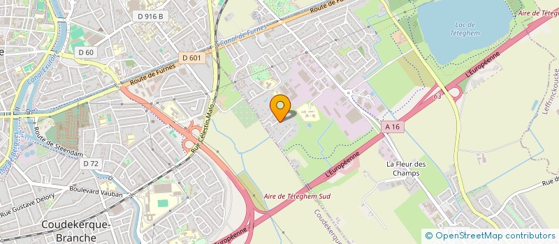 localisation de l'entreprise CLAUDINE  TETEGHEM-COUDEKERQUE-VILLAGE