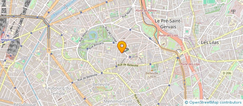 localisation de l'entreprise CLAUDINE  PARIS