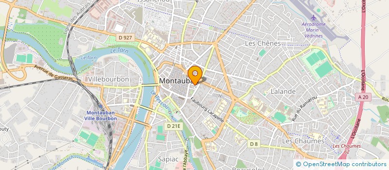 localisation de l'entreprise CLAUDINE HAIR BEAUTY  MONTAUBAN