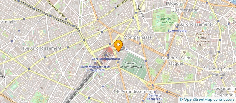 localisation de l'entreprise CLAUDINE LAGARDERE GESTION  PARIS