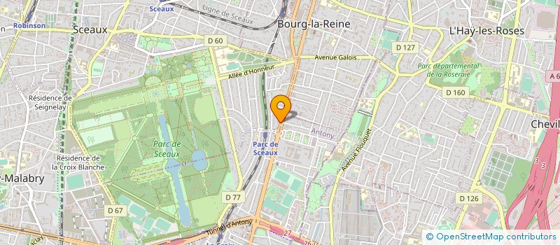 localisation de l'entreprise CLAUDINE ZEITOUN à SCEAUX