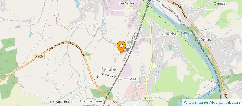 localisation de l'entreprise CLAUDIO à HAUTERIVE