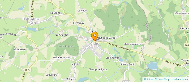 localisation de l'entreprise CLAUDIUS à SAINT-JULIEN-DE-CIVRY