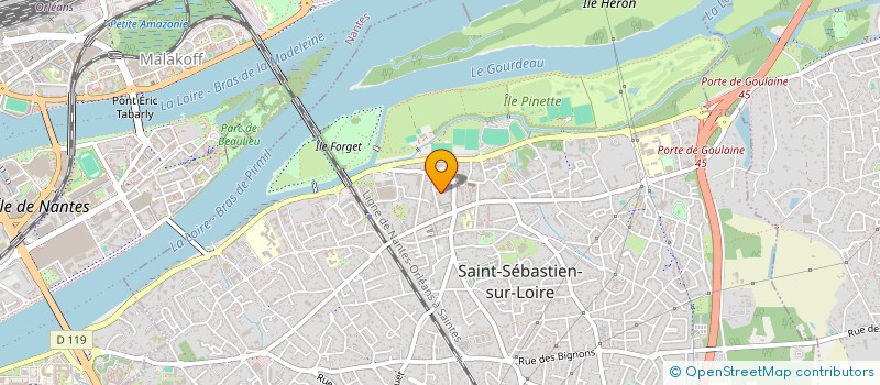 localisation de l'entreprise CLAUDIUS à SAINT-SEBASTIEN-SUR-LOIRE