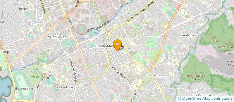 localisation de l'entreprise CLAUDIUS à MARSEILLE