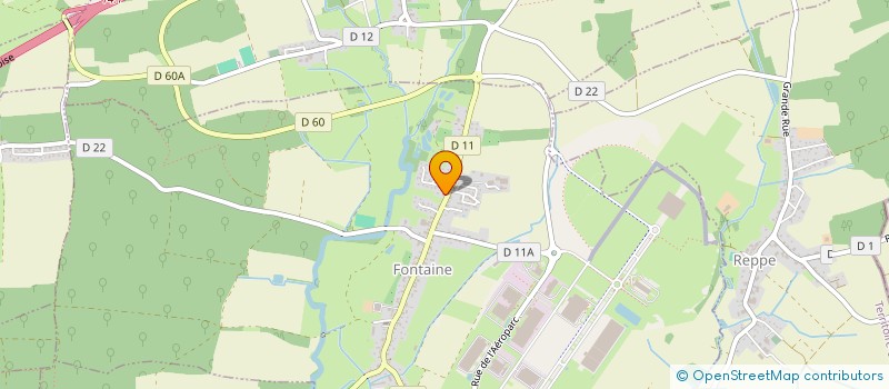 localisation de l'entreprise CLAUDUS  FONTAINE