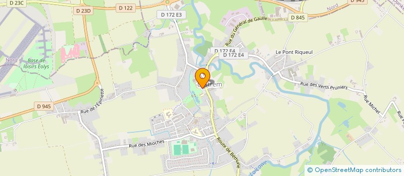 localisation de l'entreprise CLAUDY COIFFURE  LESTREM